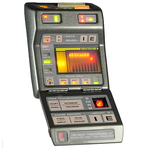 Star Trek Starfleet Mark IX Tricorder Signature Ed. Replica